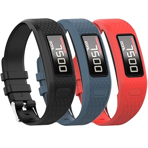 qghxo band for garmin vivofit 1  vivofit2 soft silicone watch band strap for garmin vivofit 1  garmin vivofit 2 activity tracker small large ten colors