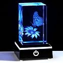 Qianwei Butterfly Gifts for Women, 3D Crystal Monarch Butterfly Figurines Stuff Home Butterflies Decor for Aniaml Lovers Her Statue Paperweight Christmas Birthday Gifts for Best Friend Girls