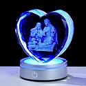 Qianwei Crystal Heart Catholic Gifts Nativity Statues