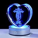 Qianwei Crystal Heart Catholic Gifts Virgin Mary Statues