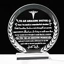 Qianwei Doctor Appreciation Gifts for Women Men Crystal Plaque