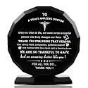Qianwei Doctor Appreciation Gifts for Women Men Crystal Plaque Decor
