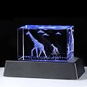 Qianwei Giraffe Gifts for Giraffe Lovers, Giraffe Decor Figurine Statue Stuff 3D Crystal Gifts Paperweight Birthday for Best Friend Kids Keepsake&amp;Paperweight