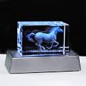 Qianwei Horse Gifts for Girls &amp; Women, 3D Crystal Horse Figurine Decor for Home, Statue Gift for Mother's Day &amp; Birthday