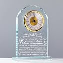 Qianwei Retirement Gifts for Women Men - Crystal Clock Going Away Gift for Coworker Leaving Women Farewell Gifts for Boss Leaving Job, Happy Retirement Present for Nurses Teacher Friend