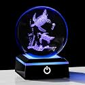 Qianwei Sea Turtle Gifts for Women 3D Crystal Ball 3.14'' - Laser Sea Turtle Decor Glass Animals Turtle Figurines Statue Stuff for Room Decorations Turtles Night Light