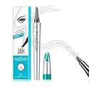QIC 4 Tip Eyebrow Pencil, Microblading Eyebrow Pen, Waterproof Long-Lasting Brow Pencil for Natural Hair-Like Strokes, Light Brown