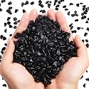 QICQDRAM Polished Gem Stones Rocks Black Obsidian Crystals Natural 2LB