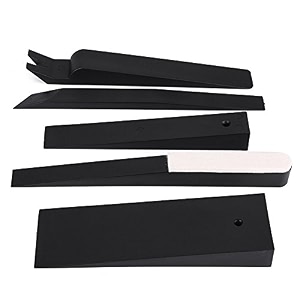 qiilu 1 set 5pcs assemble wedge plastic pry tools pump car audio stereo repair tools