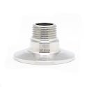 QiiMii 1.5" Tri Clamp Tri Clover Fittings to NPT 1/2" Male Thread Adaptor SS304