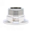 QiiMii 1.5" Tri Clamp Tri Clover Fittings to NPT 1" Male Thread Adaptor SS304