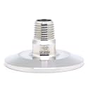 QiiMii 1.5" Tri Clamp Tri Clover Fittings to NPT 1/4" Male Thread Adaptor SS304