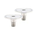 QiiMii 1.5" Tri Clamp Tri Clover Fittings to NPT 1/4" Male Thread Adaptor SS304 2 PACK