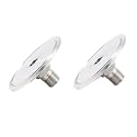 QiiMii 2" Tri Clamp Tri Clover Fittings to NPT 1/4" Male Thread Adaptor SS304 2 PACK