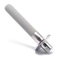 QiiMii Stainless Steel 1.5" Tri-Clamp Diffusion Stone, 2 Micron Aeration, Carbonation With 1/4" NPT CO2 Inlet (4" Length, 1/4" Female NPT)