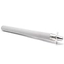 QiiMii Stainless Steel 1.5" Tri-Clamp Aeration Stone, 2 Micron, 12" Length, 1/4" NPT Female CO2 Inlet