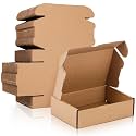 Qilery 100 Pcs 5.91 x 3.94 x 1.57'' Shipping Boxes Corrugated