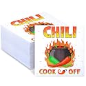 Qilery 100 Pcs Chili Cook off Napkins Party Decor, 6.5 Inch, Classic