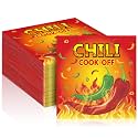 Qilery 100 Pcs Chili Cook off Napkins Party Decor, 6.5 Inch, Vintage