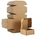 Qilery 200 Pcs 4x4x2'' Shipping Boxes Corrugated