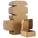 Qilery 60 Pcs 4x4x2'' Shipping Boxes Corrugated