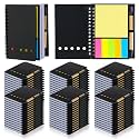 Qilery 80 Pack Lined Spiral Notebook Bulk Small Notepad and Pen Set