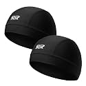 QINGLONGLIN Breathable Mesh Skull Cap Sweat Control HelmetLiner 2-Pack
