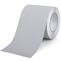 Anti Slip Rubber Tape, Waterproof Self Adhesive Grey 4"x60Ft Grip Tape
