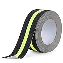 Qingluan Anti Slip Tape, Waterproof Self Adhesive Fluorescent Black 2" x33Ft Grip Tape