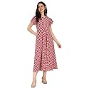 QIQI Women39s Crepe A-Line Maxi Casual Dress