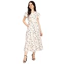 QIQI Women39s Crepe A-Line Maxi Casual Dress