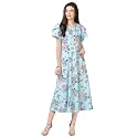 QIQI Women39s Crepe A-Line Maxi Casual Dress