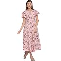 QIQI Women39s Crepe A-Line Maxi Casual Dress