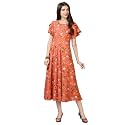 QIQI Women39s Crepe A-Line Maxi Casual Dress