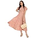 QIQI Women39s Crepe A-Line Maxi Casual Dress