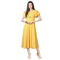 QIQI Women39s Crepe A-Line Maxi Casual Dress