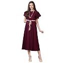QIQI Women39s Crepe A-Line Maxi Casual Dress
