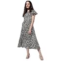 QIQI Women39s Crepe A-Line Maxi Casual Dress