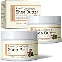 QJCWXIAOX 2Pack Raw &amp; Unrefined Shea Butter for Body, Face &amp; Hair, Pure Shea Butter with vitamins A, E &amp; F, Long-Lasting Hydration for Dry Skin, Hair Care, DIY Lip Balm, Natural Moisturizer
