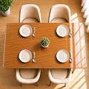 Qlarity Covers 2mm Max Shield Table Cover, 56 x 36 Inch, 6 Seater Cover