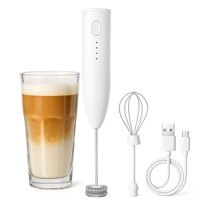 qlect pro 3 speed electric milk cofee frother with whisk  wireless  rechargeable heavy duty 1200 mah battery  12000 rpm  uses- blenderbeaterstirrfoamerwhippercream spinner black