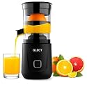 Qlect Electric Citrus Juicer, Full-Automatic Orange Juicer Squeezer for Orange, Lemon, Grapefruit, Citrus Juicer with Cleaning Brush, Easy to Clean and Use (Black)