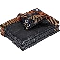 QLOFEI 10x14 FT Shade Cloth for Garden, 90% Sunblock Neting Cover Shade Cloth with Grommets, Sun Protection Screens for Patio Kennel Chicken Coop Pergola Greenhouse Plants Cover Mesh Tarp,