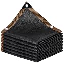 QLOFEI Shade Cloth for Garden, 90% Sunblock Neting Cover with Grommets, Sun Shade Cloth for Patio Kennel Chicken Coop Pergola Greenhouse Plants Cover Mesh Tarp, 12x16 FT