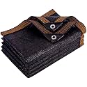 QLOFEI Shade Cloth for Garden, 90% Sunblock Neting Cover Shade Cloth with Grommets, UV Protection Screen for Patio Kennel Chicken Coop Pergola Greenhouse Plants Cover Mesh Tarp, 10x18 FT