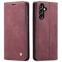 QLTYPRI Wallet Case for Samsung Galaxy A54 5G, Vintage Folio PU Leather Purse Case with Card Slots Magnetic Closure Kickstand Flip Crashproof Phone Cover for Samsumg Galaxy A54 - Black