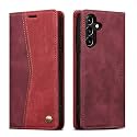 QLTYPRI Wallet Case for Samsung Galaxy A54 5G, Vintage Folio PU Leather Purse Case with Card Slots Magnetic Closure Kickstand Flip Crashproof Phone Cover for Samsumg Galaxy A54 - Black