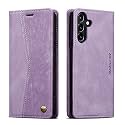 QLTYPRI Wallet Case for Samsung Galaxy A54 5G, Vintage Folio PU Leather Purse Case with Card Slots Magnetic Closure Kickstand Flip Crashproof Phone Cover for Samsumg Galaxy A54 - Black