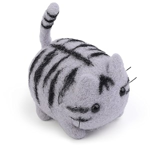 QMNNMA Felting Kit for Beginner Tabby Cat