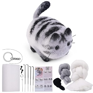 QMNNMA Needle Felting Starter Kit Maine Coon
